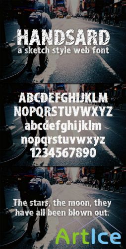 WeGraphics - Handsard - A Sketch Style Web Font