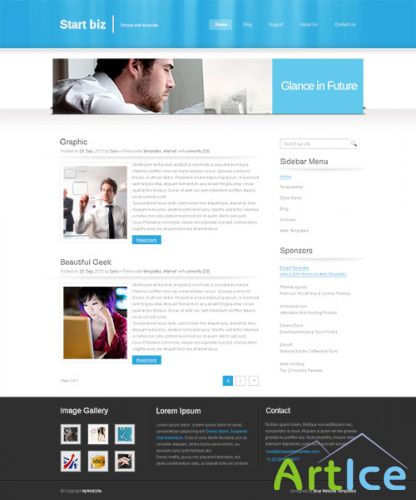 DreamTemplate - StarBiz - XHTML Template