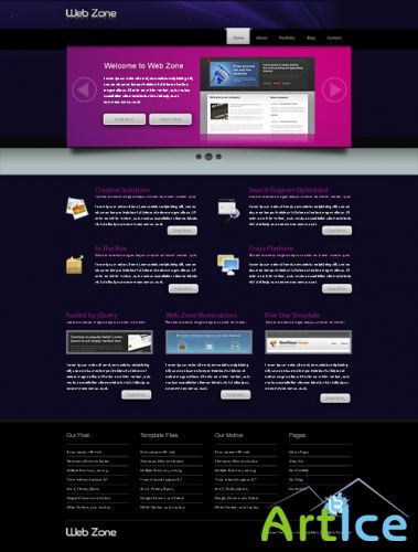 DreamTemplate - WebZoo - CSS Template