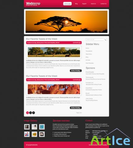 DreamTemplate - WebTemp - HTML Template