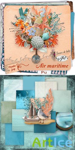 Scrap Set - Air Maritime PNG and JPG Files