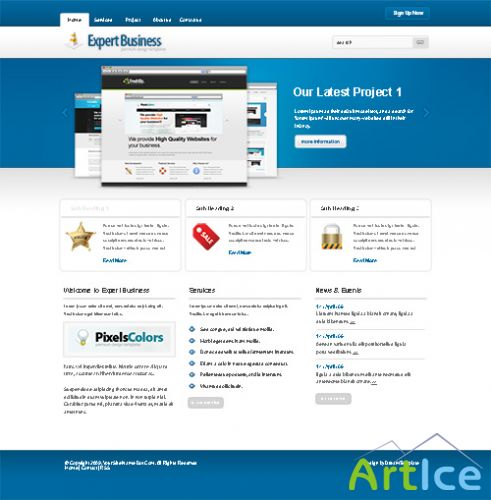 DreamTemplate - ExpertBiz - HTML Template