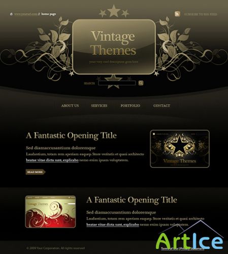 DreamTemplate - Art HTML Template - 5520