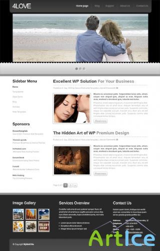 DreamTemplate - 4Love - CSS Template