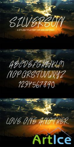 WeGraphics - SilverSun - A Handwritten Web Font