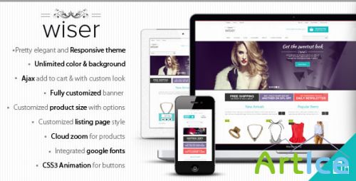 ThemeForest - Wiser v1.2 - Responsive Magento Theme