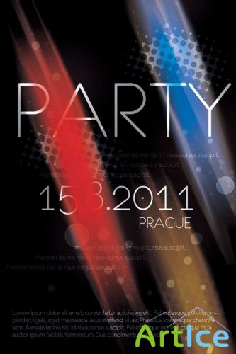 Prague Party Flyer/Poster PSD Template