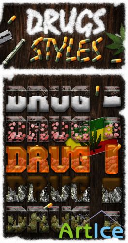 Drugs Photoshop Styles