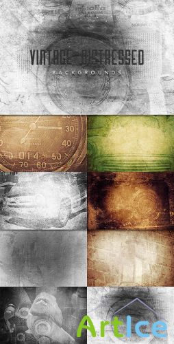 WeGraphics - Vintage Distressed Backgrounds