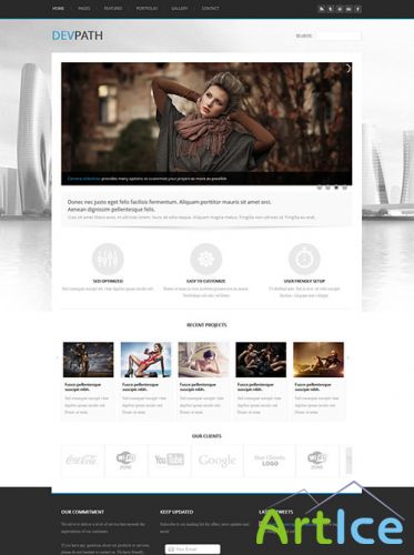 DreamTemplate - Devpath - Responsive Website Template