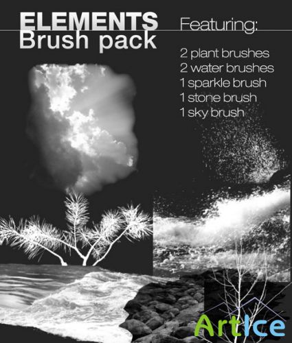 Nature Elements Photoshop Brushes