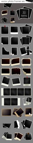 Designtnt - Vector Photo Frames Set 1