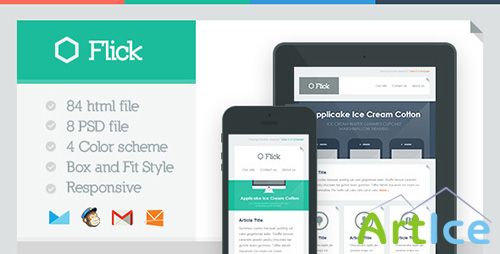 ThemeForest - Flick - Responsive E-mail Template - RIP