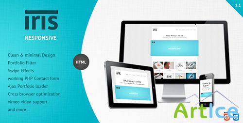 ThemeForest - Iris v1.1 - Clean / Responsive / Ajax / HTML5 - FULL