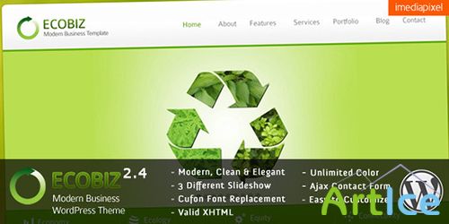 ThemeForest - ECOBIZ v2.5 - Modern Business WordPress Theme