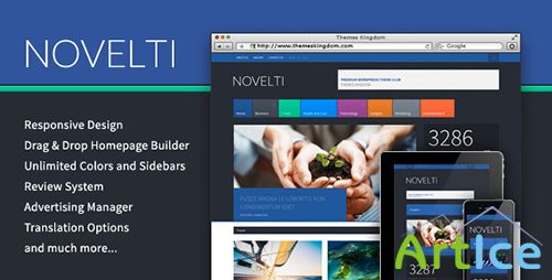 ThemeForest - Novelti v1.3 - Responsive Magazine WordPress Theme