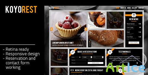 ThemeForest - Koyorest - Responsive Retina Template - RIP