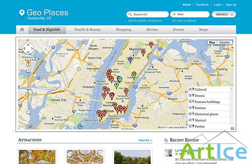 Templatic - GeoPlaces v4.6.2 - Premium Theme for Wordpress 3.5.x