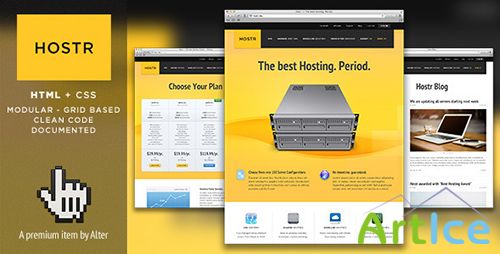 ThemeForest - Hostr - HTML5 - CSS3 Hosting Template - RIP