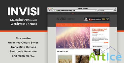 ThemeForest - Invisi v1.8 - Responsive News WordPress Theme