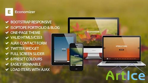 Mojo-Themes - Economizer - One Page Bootstrap Responsive HTML5/CSS3 Theme - RIP