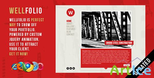 ThemeForest - Wellfolio v1.2 - Perfect Minimalist Portfolio HTML Template - FULL