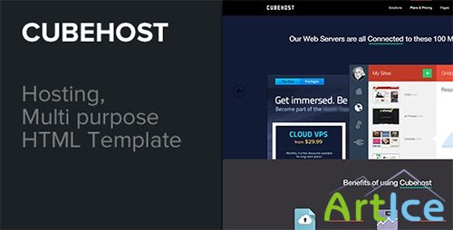 ThemeForest - CubeHost - Multipurpose Responsive Hosting Theme - RIP