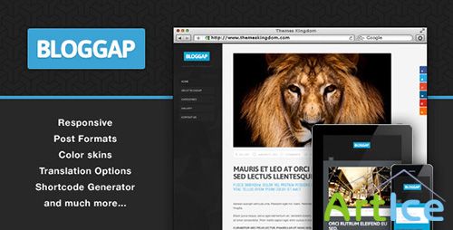 ThemeForest - Bloggap v1.6 - Responsive Blog WordPress Theme