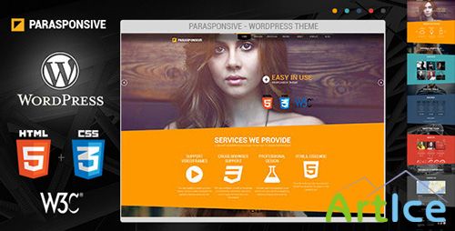 ThemeForest - Parasponsive v2.2 - WordPress, Responsive, Parallax