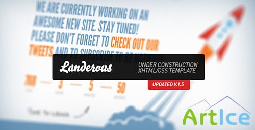 ThemeForest - Landerous v1.5 - Under Construction Page