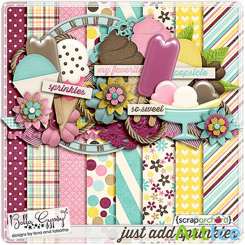 Scrap Set - Just add Sprinkles PNG and JPG FIles