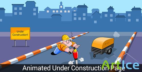 ThemeForest - Digger Man - Animated Understruction Page - RIP