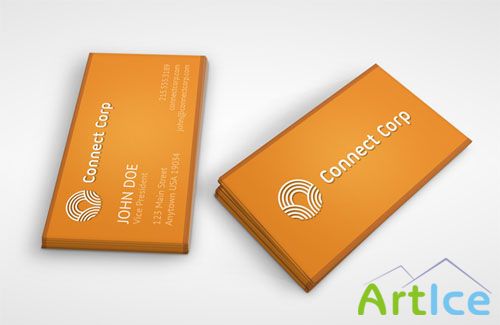 Corporate Business Card PSD Template