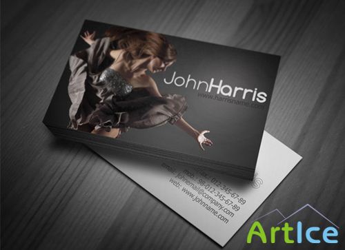 Modern Business Card PSD Template