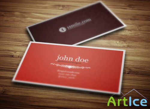 Designer Business Card PSD Template