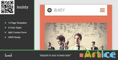 ThemeForest - buildy | Mobile HTML/Css Portfolio Template - RIP