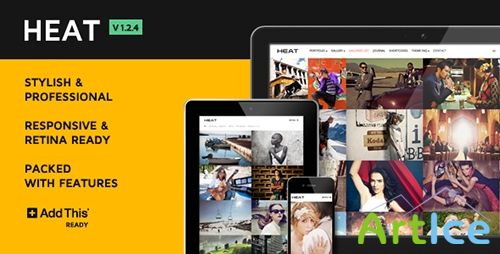 ThemeForest - Heat Premium Portfolio WordPress Theme v1.0