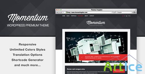 ThemeForest - Momentum v1.8 - Responsive WordPress Theme