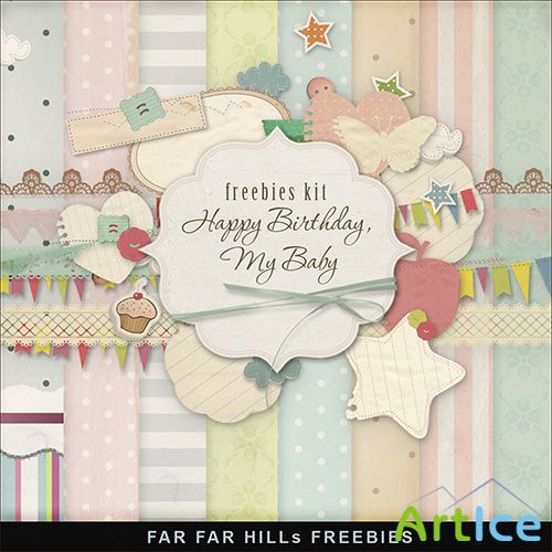 Scrap-set - Happy Birthday, My Baby