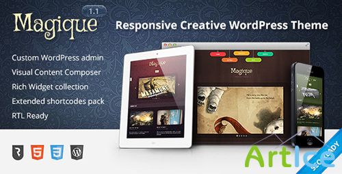 ThemeForest - Magique v1.0.5 - Ultimate Creative WordPress Theme - FULL