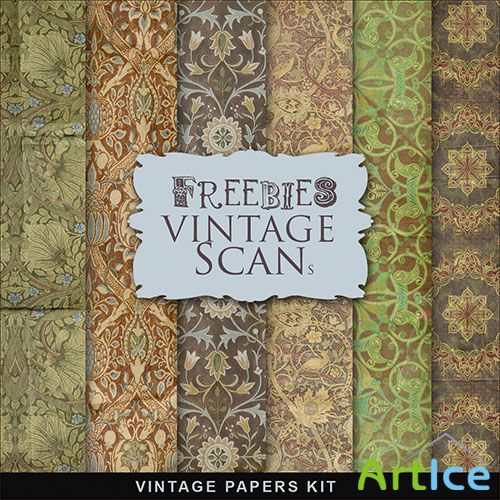 Textures - Old Vintage Backgrounds #144