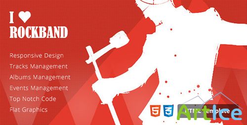 ThemeForest - I Love Rockband - Music Band HTML Templat - RIP