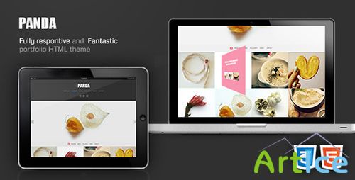 ThemeForest - Panda - Responsive Portfolio / Magazine HTML theme - RIP