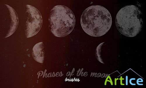 ABR Brushes - Phases of the moon