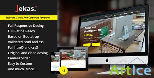 ThemeForest - Jekas - Responsive And Retina Hml5 Template - RIP