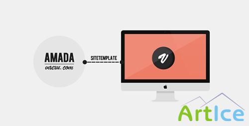 ThemeForest - Amada - Flat and Fresh Site Theme - RIP