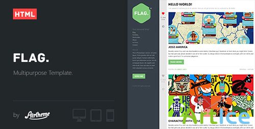 ThemeForest - Flag - Clean and Modern Template - RIP