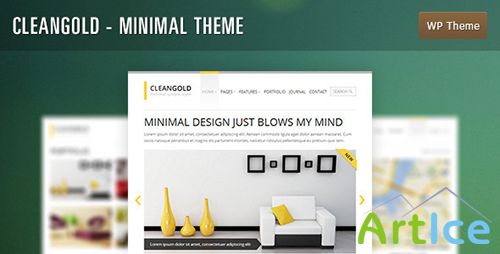 ThemeForest - CleanGold v1.1.3 - Minimal WordPress Theme