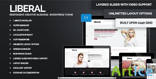 ThemeForest - Liberal v1.1 - WordPress Responsive Business Theme