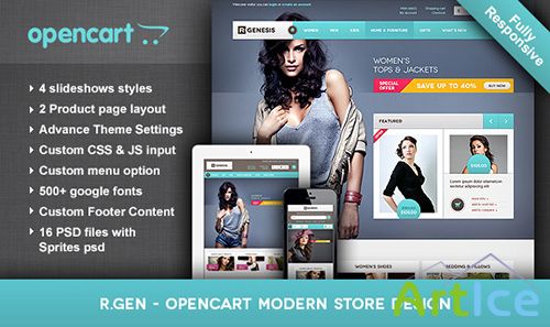 ThemeForest - R.Gen v2.5 - OpenCart Modern Store Design